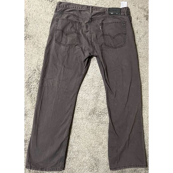 Levi Strauss & Co Dark Gray Mens Striaght Leg Pants - Picture 2 of 3